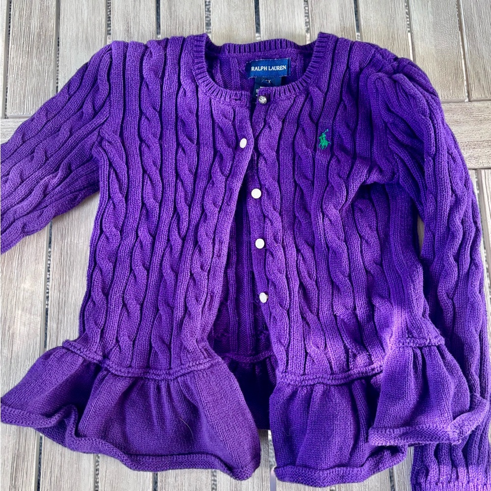 Ralph Lauren Purple Kids Jacket